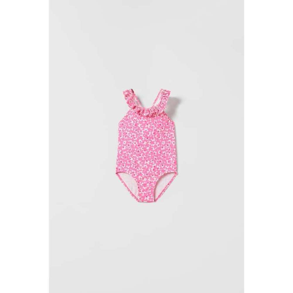 RUFFLED FLORAL SWIMSUIT - Picture 3 of 4